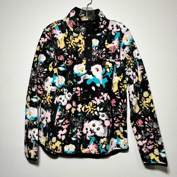 NWT Vera Bradley Women's Snap Collar Fleece Pullover Sweatshirt with Pockets - Picture 3 of 6